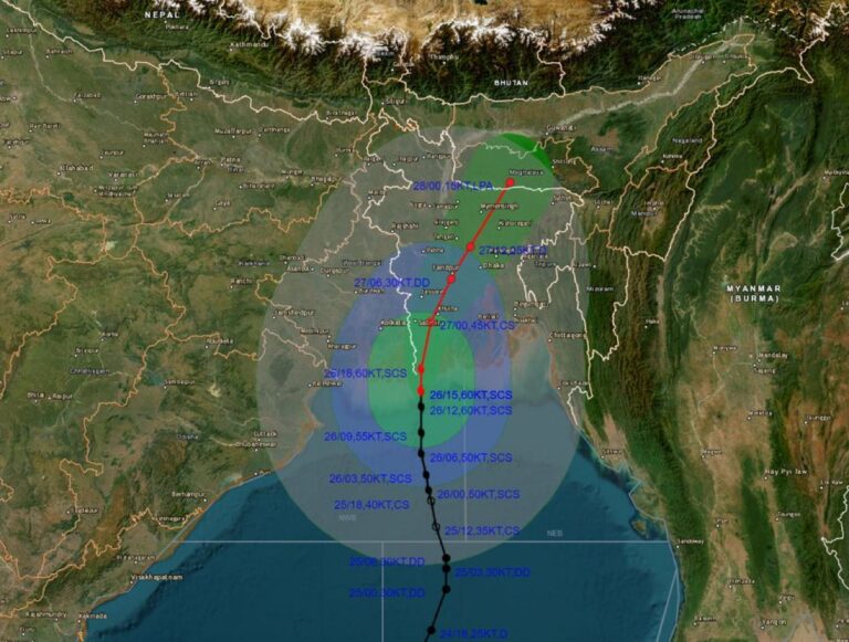 Cyclone Remal: Landfall process is continuing over coastal areas of Bangladesh & adjoining West Bengal coasts- IMD