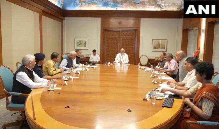 PM Modi chairs a meeting to review response & preparedness for Cyclone Remal