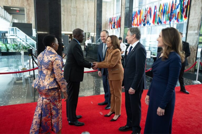 The fates of the American people & the Kenyan people are intertwined- Kamala Harris