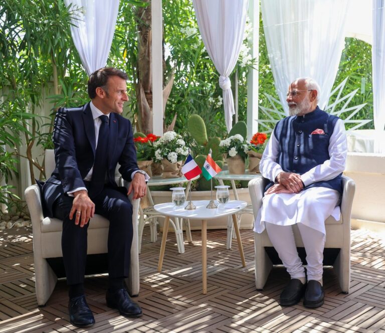 Had an excellent meeting with President Emmanuel Macron – PM Modi
