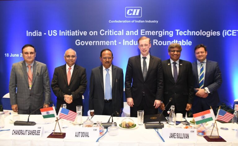 Ajit Doval & Jake Sullivan chaired a review meeting of the India-U.S. iCET