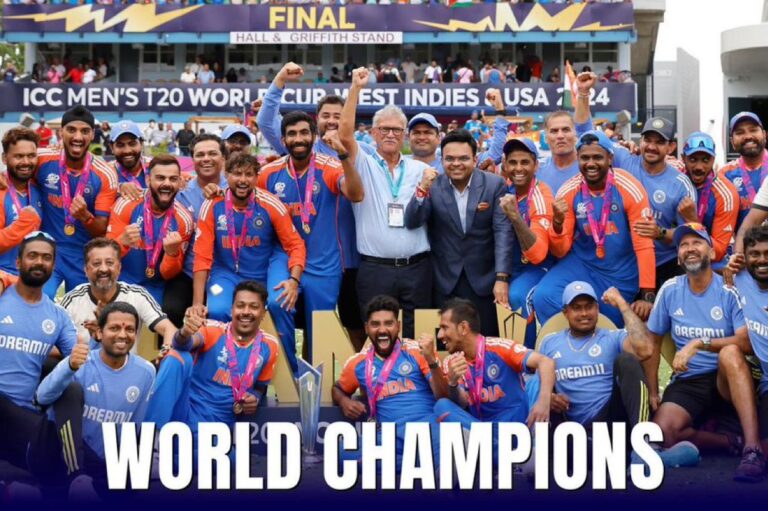 I am pleased to announce prize money of 125 Cr for Team India for winning the ICC Men’s T20 World Cup 2024- Jay Shah