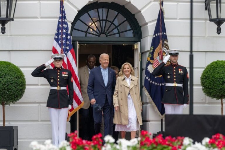 Jill & I were honored to host military families at the White House this Independence Day- President Biden