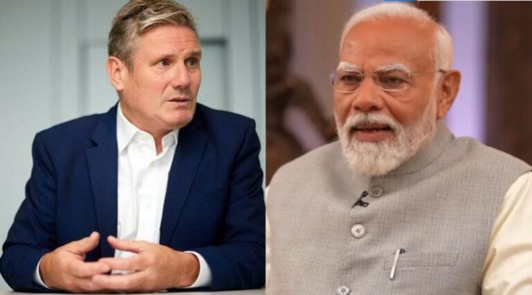 PM Modi Congratulated Keir Starmer on being elected as PM of UK
