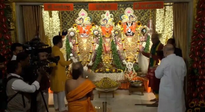 Ahmedabad: Amit Shah performs 'Mangla Aarti' at Jagannath Temple ahead of 'Rath Yatra'