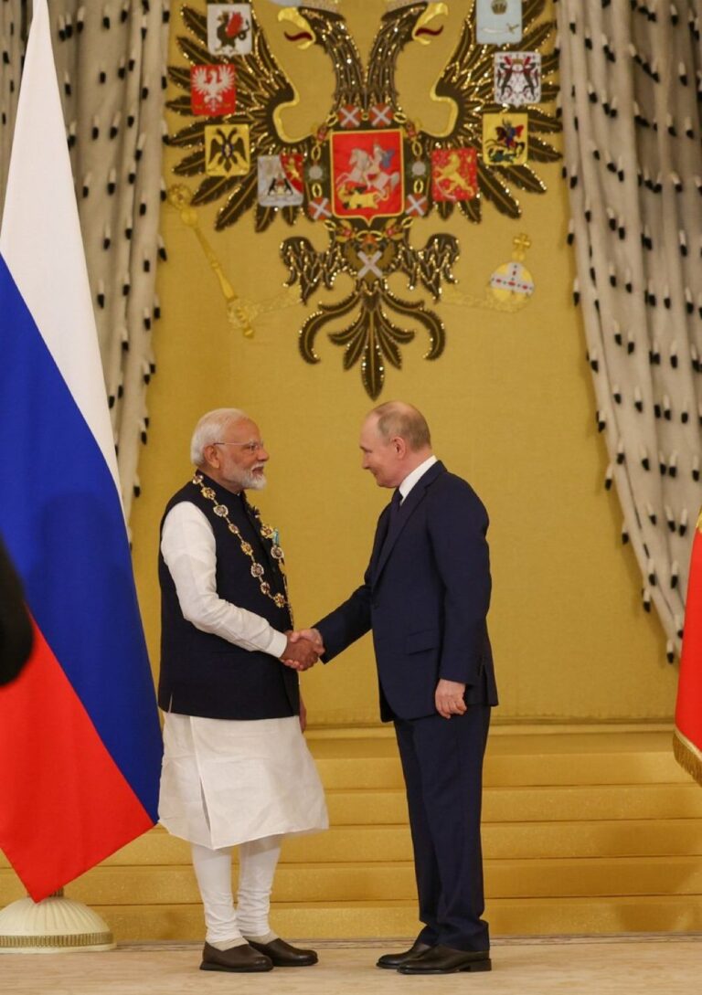 Historic Honour: PM Modi awarded with Russia’s Highest Civilian Honor