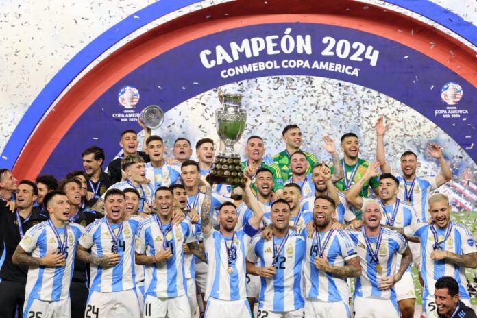 Argentina wins record 16th Copa America title, beats Colombia 1-0 in Final