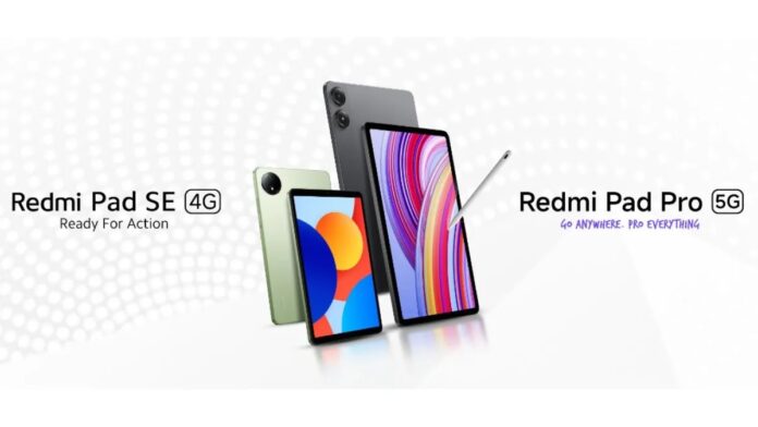 Redmi Pad Pro 5G और Pad SE 4G भारत में लॉन्च