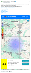 Earthquake of magnitude 4.4 hits Leh in Ladakh