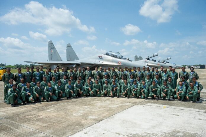 IAF contingent arrives in Kuantan, Malaysia for bilateral Exercise Udara Shakti 2024