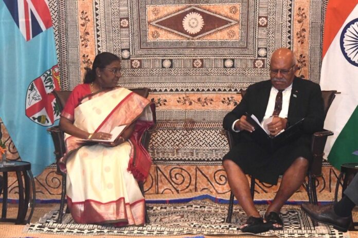 Fiji PM Sitiveni Rabuka called on President Murmu