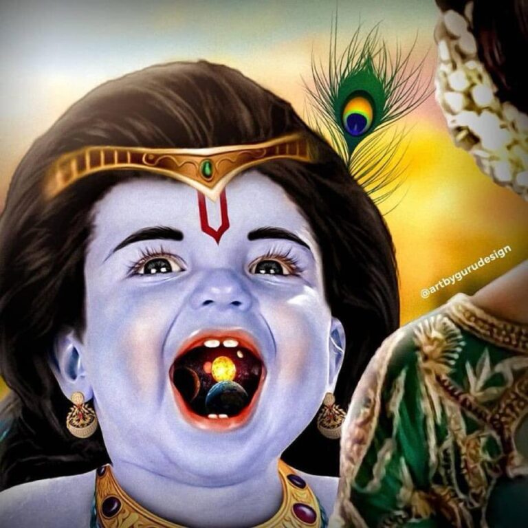 यशोदा माँ ने भगवान कृष्ण के मुंह में पूरे ब्रह्मांड को कैसे देखा?