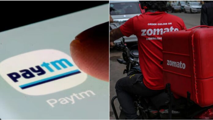 Zomato ने Paytm के टिकटिंग व्यवसाय का पूरा किया अधिग्रहण, फाइलिंग में शेयर बाजार को दी जानकारी