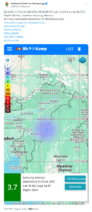 Manipur: Earthquake of 3.7 magnitude strikes Kamjong