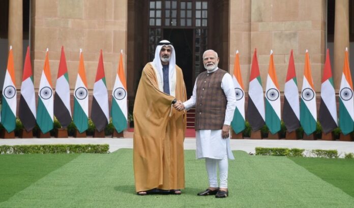 Abu Dhabi Crown Prince meets PM Modi in Delhi