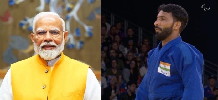 PM Modi congratulates Kapil Parmar on winning historic judo medal in Paralympics