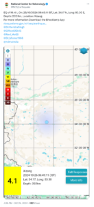 Earthquake of magnitude 4.1 hits Tibet's Xizang