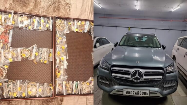 ईडी की छापेमारी में संजय सुरेखा के घर से 4.5 करोड़ रुपये सोने के आभूषण और लग्जरी कारें की जब्त