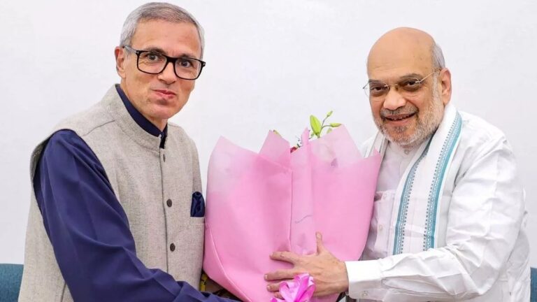 जम्मू-कश्मीर के सीएम उमर अब्दुल्ला ने केंद्रीय गृह मंत्री अमित शाह से की मुलाकात