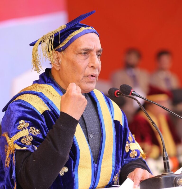 भारत को 2047 तक विकसित देश बनाने में युवाओं की महत्‍वपूर्ण भूमिका होगी – रक्षा मंत्री राजनाथ सिंह