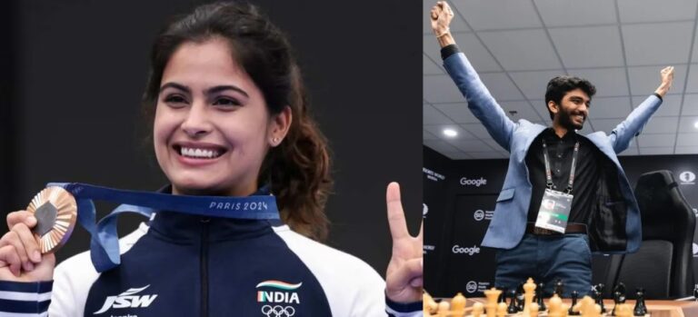 मनु भाकर और वर्ल्ड चैंपियन डी गुकेश सहित 4 खिलाड़ियों को मिलेगा ध्यानचंद खेल रत्न पुरस्कार