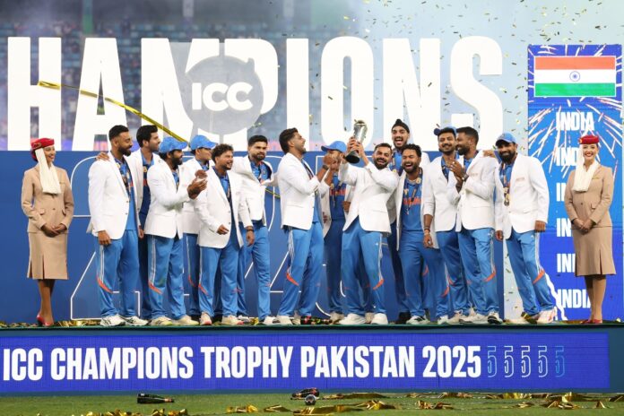 ICC चैंपियंस ट्रॉफी 2025: भारत ने जीता खिताब, फाइनल में न्यूजीलैंड को 4 विकेट से हराया