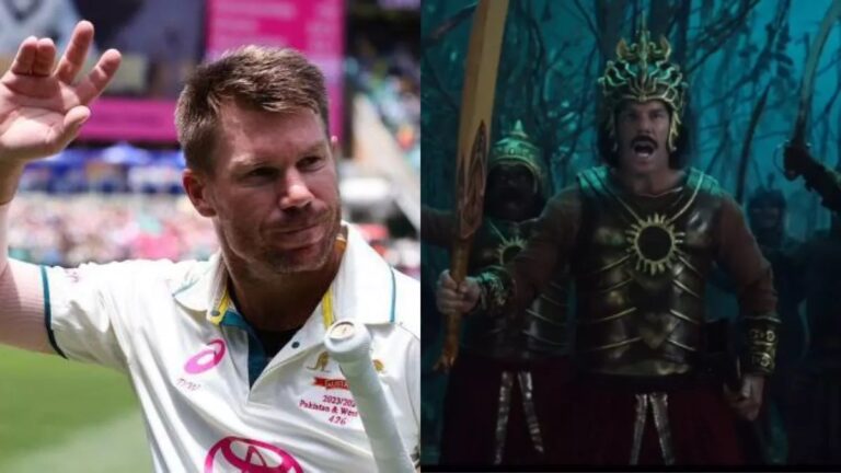 क्रिकेट के बाद फिल्मी पारी शुरू करने को तैयार डेविड वॉर्नर, रोबिनहुड का पहला लुक आया सामने