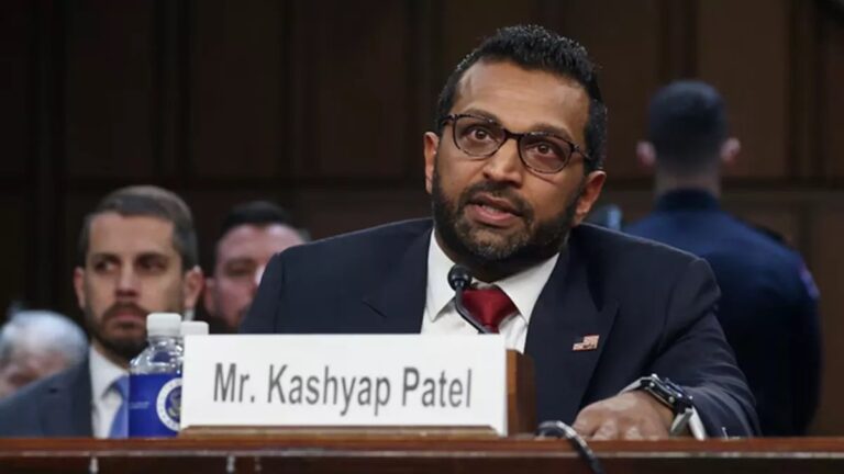 काश पटेल को एटीएफ के कार्यवाहक निदेशक पद से हटाया गया