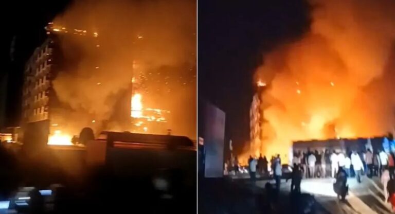 छत्रपति संभाजी नगर के होटल ग्रैंड सरोवर में लगी आग