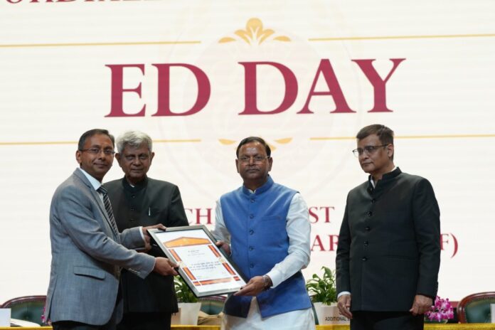 नई दिल्‍ली: वित्त राज्य मंत्री पंकज चौधरी ने ईडी दिवस पर आयोजित कार्यक्रम में लिया भाग