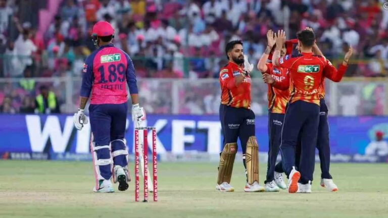 आईपीएल 2025 : पंजाब किंग्स ने राजस्थान रॉयल्स को 10 रन से हराया