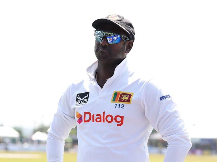 ICC Chairman Jay Shah congratulates Angelo Mathews on successful test career