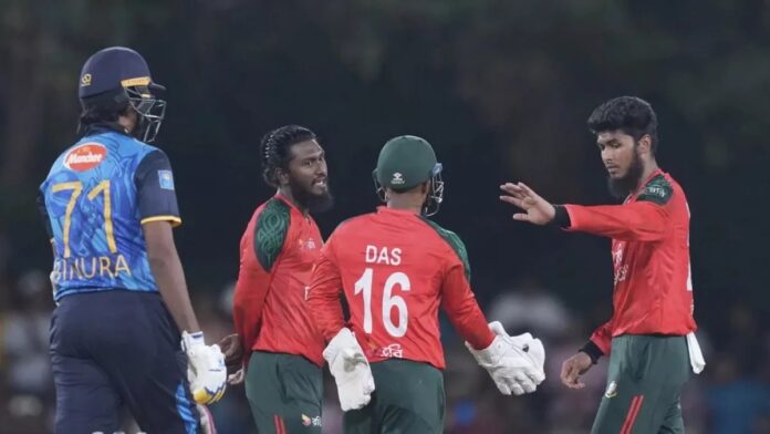 SL vs BAN टी-20 सीरीज : बांग्लादेश ने दूसरे टी-20 मैच में श्रीलंका को 83 रन से हराया