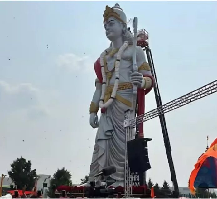 नॉर्थ अमेरिका में भगवान श्रीराम की गूंज, मिसिसॉगा में स्थापित की गई 51 फीट ऊंची प्रतिमा