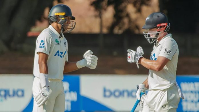 ZIM vs NZ 2nd Test : दूसरा दिन के खेल की समाप्ति पर न्‍यूजीलैंड का स्कोर 601/3, न्‍यूजीलैंड के नाम रहा दूसरा दिन भी