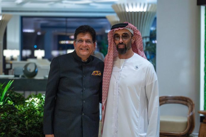 केंद्रीय मंत्री पीयूष गोयल ने यूएई दौरे में भारत-यूएई रणनीतिक साझेदारी को मजबूत करने पर सकारात्मक बातचीत की केंद्रीय मंत्री पीयूष गोयल ने यूएई दौरे में भारत-यूएई रणनीतिक साझेदारी को मजबूत करने पर सकारात्मक बातचीत की