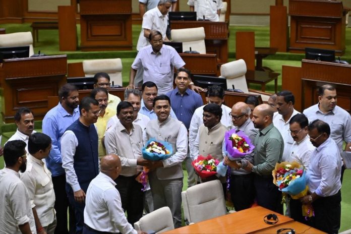 भाजपा विधायक गणेश गांवकर गोवा विधानसभा के अध्यक्ष चुने गए