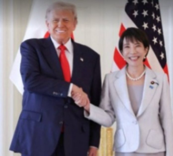 अमेरिकी राष्ट्रपति डोनाल्ड ट्रंप और जापानी प्रधानमंत्री साने ताकाइची ने टोक्यो में दो बड़े समझौतों पर किए हस्ताक्षर अमेरिकी राष्ट्रपति डोनाल्ड ट्रंप और जापानी प्रधानमंत्री साने ताकाइची ने टोक्यो में दो बड़े समझौतों पर किए हस्ताक्षर