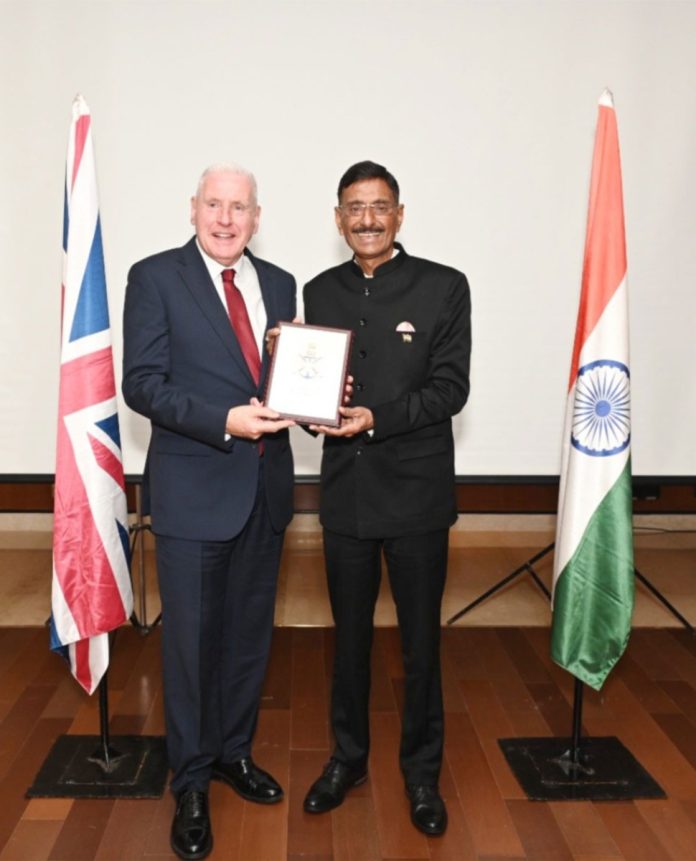 State Defence Minister Sanjay Seth meets UK counterpart Vernon Coaker in Mumbai