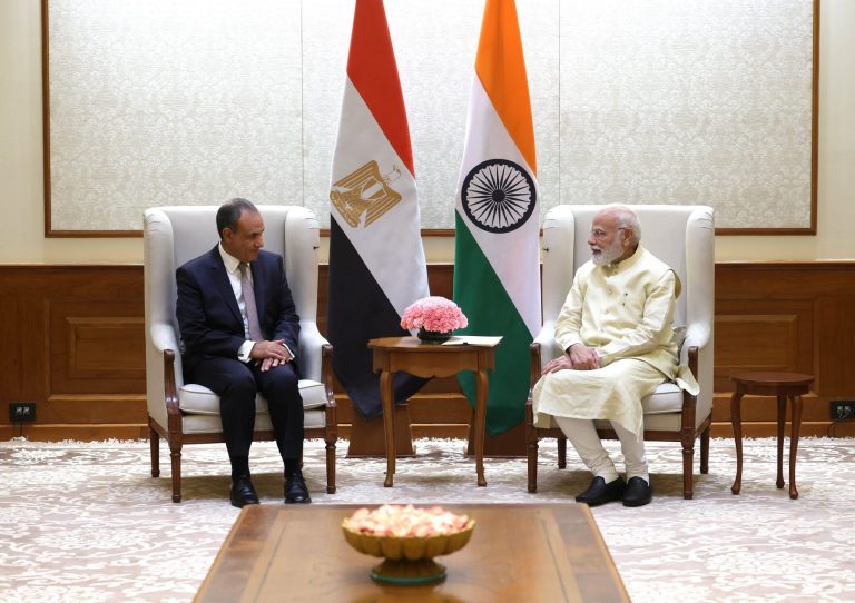 मिस्र के विदेश मंत्री डॉ. बद्र अब्देलती ने प्रधानमंत्री मोदी से की मुलाकात