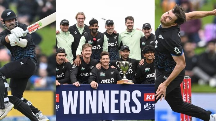 NZ vs WI टी-20 सीरीज : न्यूजीलैंड ने 3-1 से जीती सीरीज, पांचवें टी-20 मैच में वेस्टइंडीज को 8 विकेट से हराया