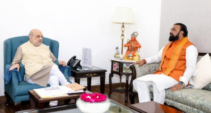 नई दिल्ली : केंद्रीय गृहमंत्री अमित शाह ने बिहार के उप-मुख्यमंत्री सम्राट चौधरी से की मुलाकात नई दिल्ली : केंद्रीय गृहमंत्री अमित शाह ने बिहार के उप-मुख्यमंत्री सम्राट चौधरी से की मुलाकात