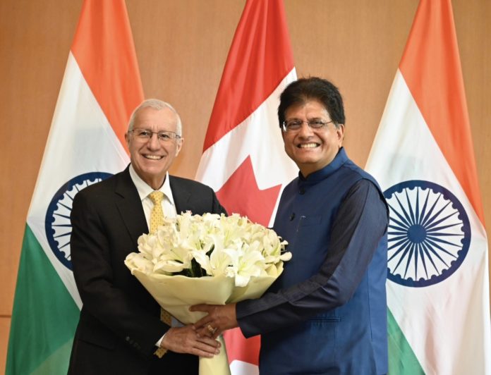 Union Minister Piyush Goyal Meets Ontario Minister to Boost Indo-Canadian Trade