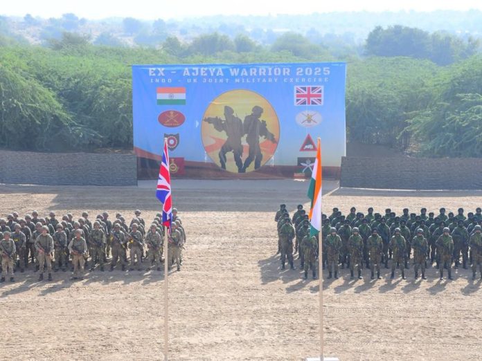 India-UK joint military training Exercise Ajeya Warrior-25 commences in Rajasthan India-UK joint military training Exercise Ajeya Warrior-25 commences in Rajasthan