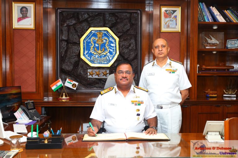 वाइस एडमिरल बी. शिवकुमार ने ग्रहण किया 40वें चीफ ऑफ मैटेरियल का पदभार