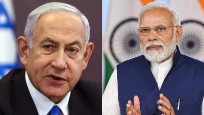 इजराइल के पीएम बेंजामिन नेतन्याहू ने पीएम मोदी से फोन पर की बात इजराइल के पीएम बेंजामिन नेतन्याहू ने पीएम मोदी से फोन पर की बात