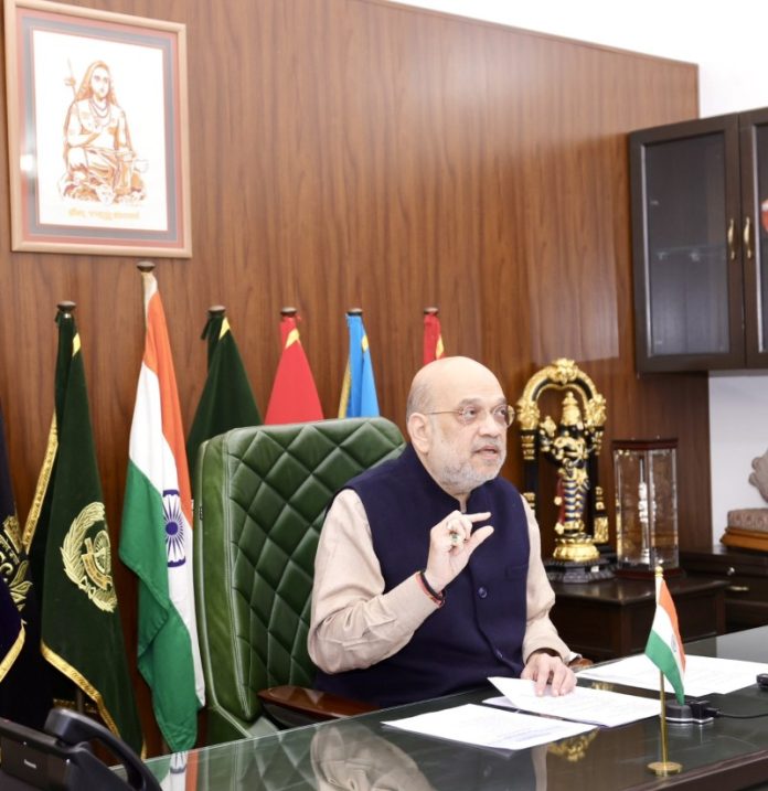केंद्रीय गृह मंत्री अमित शाह ने वीडियो कॉन्फ्रेंस के माध्यम से वैश्विक हिंदू प्रेरणा महोत्सव को किया संबोधित