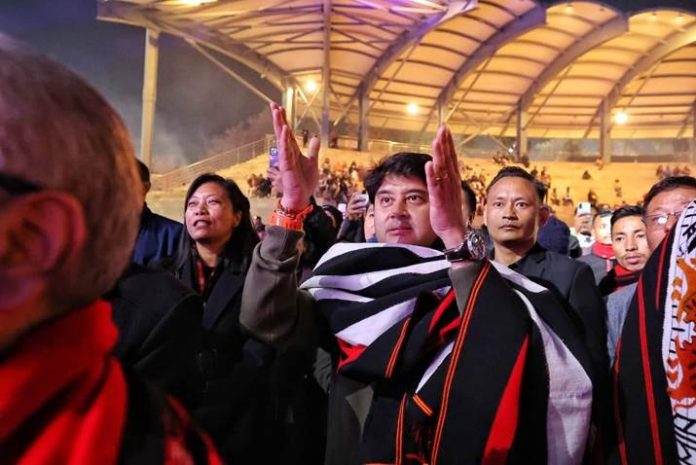 केंद्रीय मंत्री ज्योतिरादित्य सिंधिया ने दुनिया भर में मशहूर नागालैंड के हॉर्नबिल फेस्टिवल में हिस्सा लिया केंद्रीय मंत्री ज्योतिरादित्य सिंधिया ने दुनिया भर में मशहूर नागालैंड के हॉर्नबिल फेस्टिवल में हिस्सा लिया