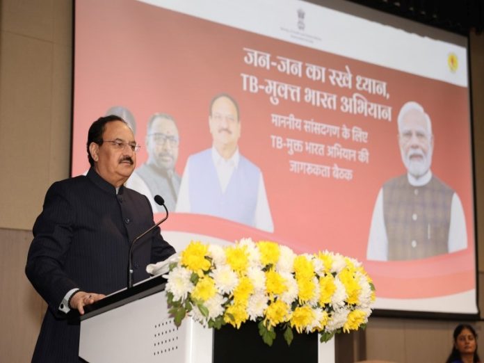 केंद्रीय स्वास्थ्य मंत्री नड्डा ने जमीनी स्तर पर टीबी-मुक्त भारत अभियान को गति देने के लिए मध्य प्रदेश के सांसदों से बातचीत की
