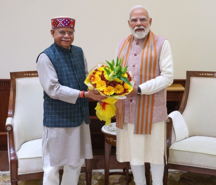 हिमाचल प्रदेश के राज्यपाल शिव प्रताप शुक्ला ने पीएम मोदी से मुलाकात की हिमाचल प्रदेश के राज्यपाल शिव प्रताप शुक्ला ने पीएम मोदी से मुलाकात की